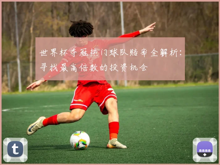 世界杯夺冠热门球队赔率全解析:寻找最高倍数的投资机会